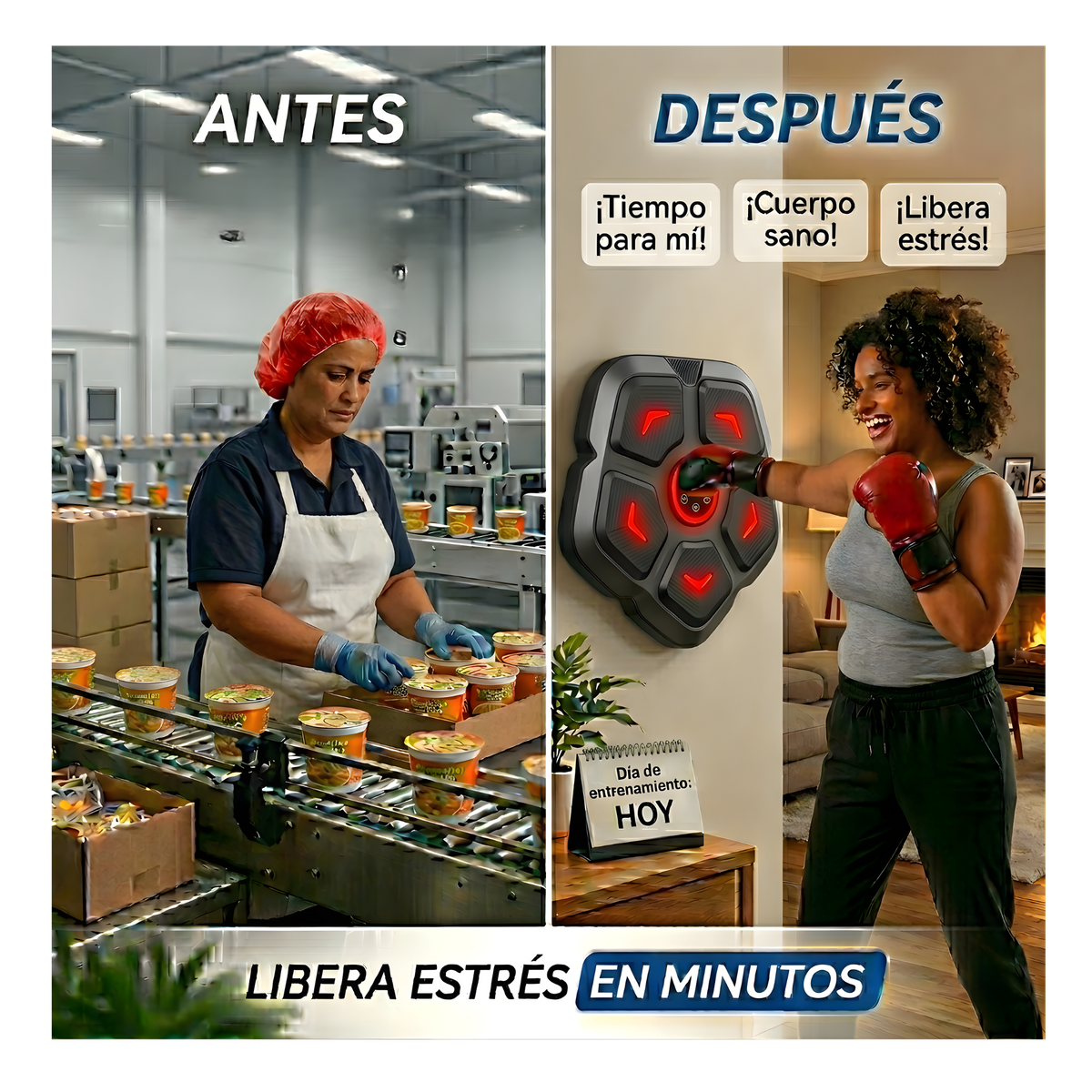 Máquina de Boxeo Musical Bluetooth 1
