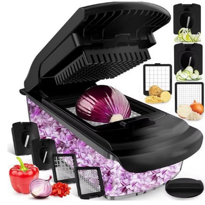 Cortador y Rallador Multifuncional de Cocina – 18 Piezas
