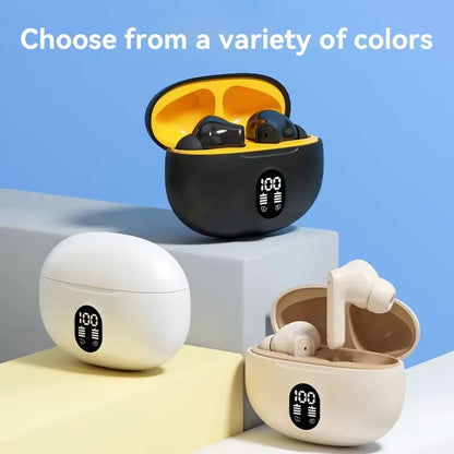 TWS In-Ear Wireless Earbuds Smart LED Display Touch Control Earphone HIFI Stereo Sound Bluetooth-Compatible 5.3 for Apple Xiaomi