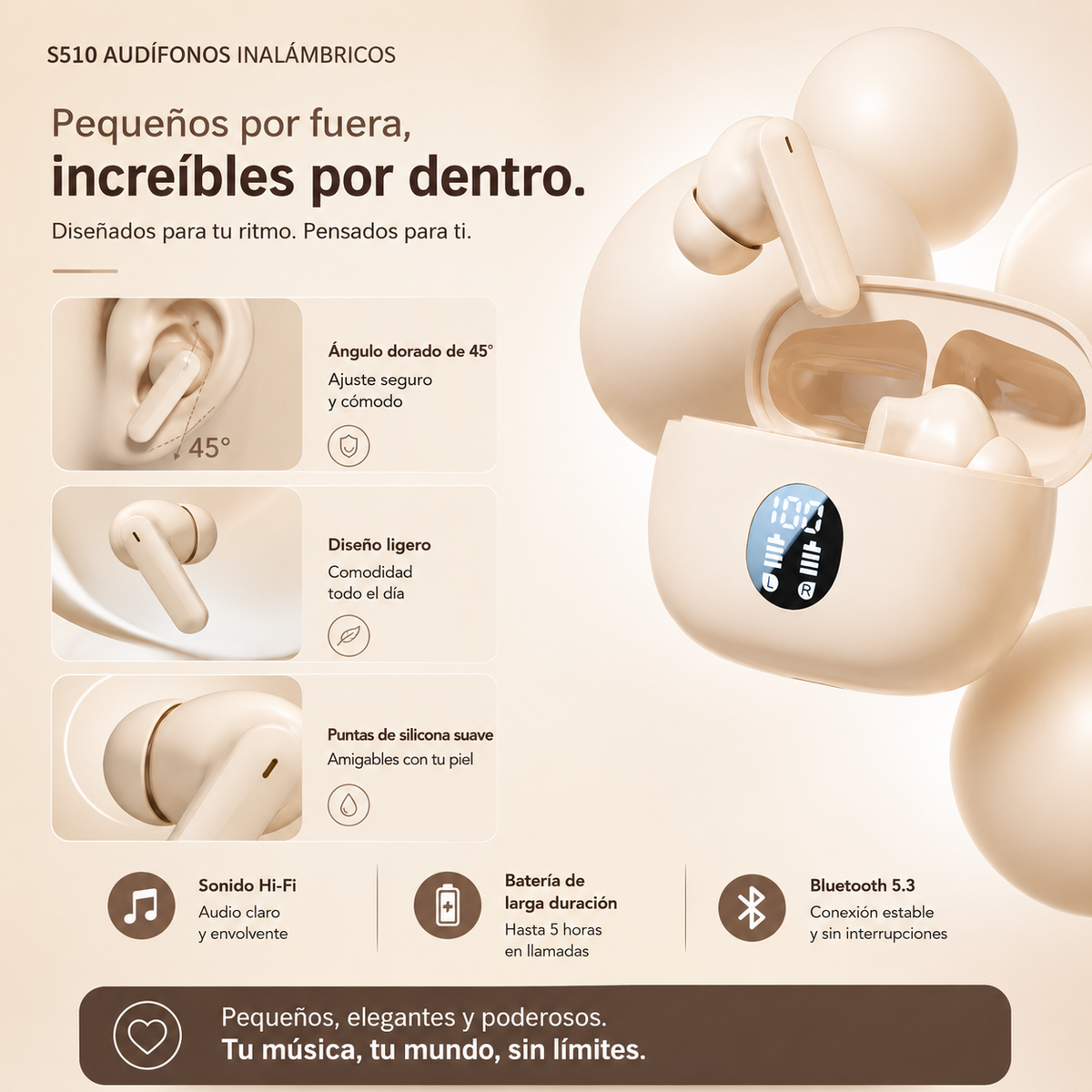 Audífonos Inalámbricos S510