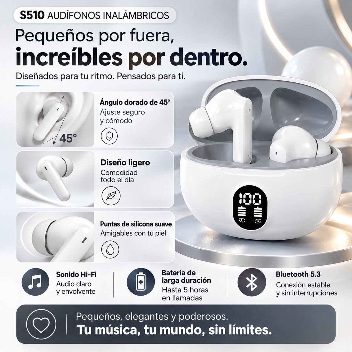 Audífonos Inalámbricos S510